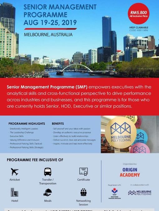 Senior Management Programme to Melbourne